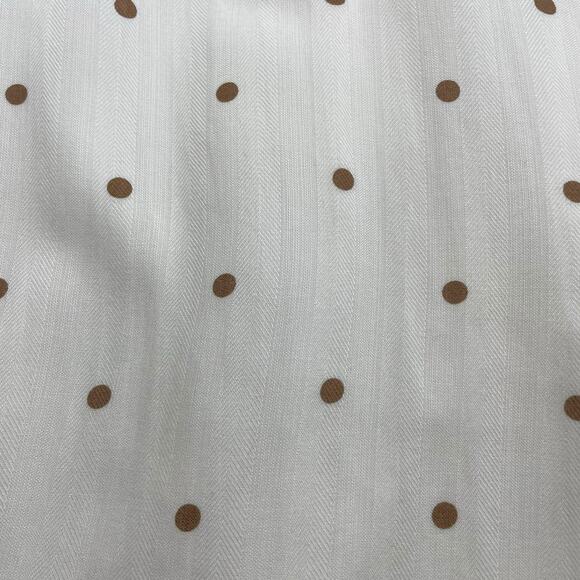 City Chic Polka Dot Sweet Doll Dress White Toffee Size S/ 16 - Picture 7 of 8
